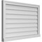 Ekena Millwork Vertical Surface Mount PVC Gable Vent w/ 2"W x 2"H , Brickmould Sill Frame, 36"W x 24"H GVPVE36X2403SN - alternate 2